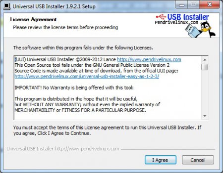 Создание загрузочной флешки с установочным пакетом Windows 7 программой Universal USB Installer