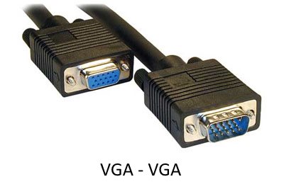 Подключение ноутбука к телевизору через VGA