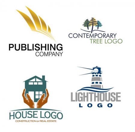 Пример векторных логотипов
