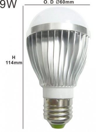 LED лампа 9 Вт E27 от производителя XY-Light