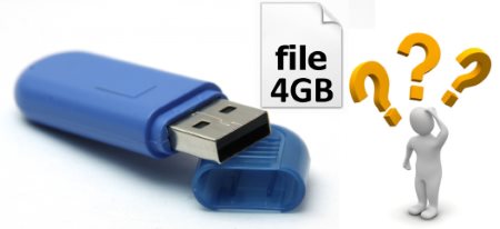 Как записать файлы больше 4 ГБ на флешку?