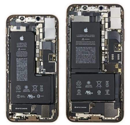 IPhone Xs и IPhone Xs Max аккумуляторы